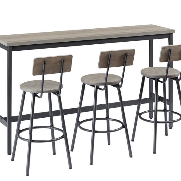 Viva Montmartre Long Bar Counter Table Set