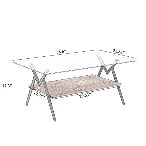 Viva Elite Rectangular Coffee Table – The Future of Living Room Sophistication