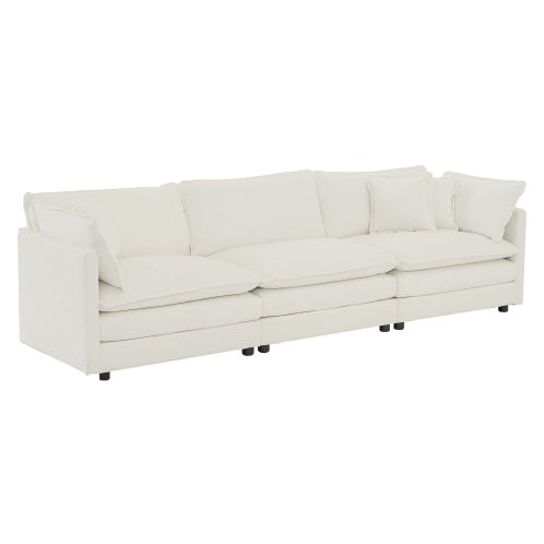 Viva Elite Solenne Mid-Century Modern 3-Seater Sofa - The Future of Timeless Design