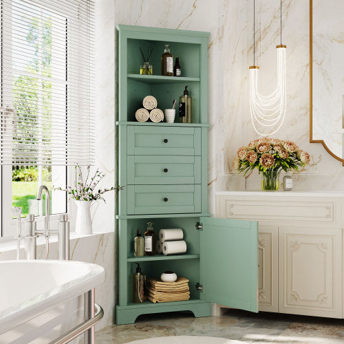 Viva Émeraude Triangular Tall Cabinet