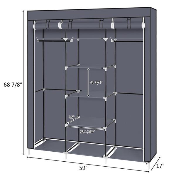Viva Smart Storage Collection: Nevada Non-Woven Wardrobe Organizer