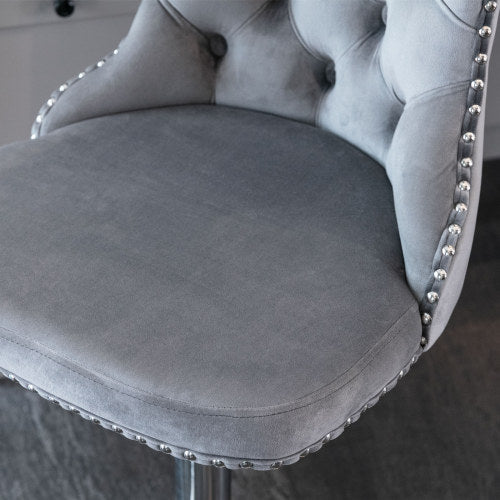 Viva Elite Adjustable Velvet Bar Stools Set – The Future of Elevated Dining