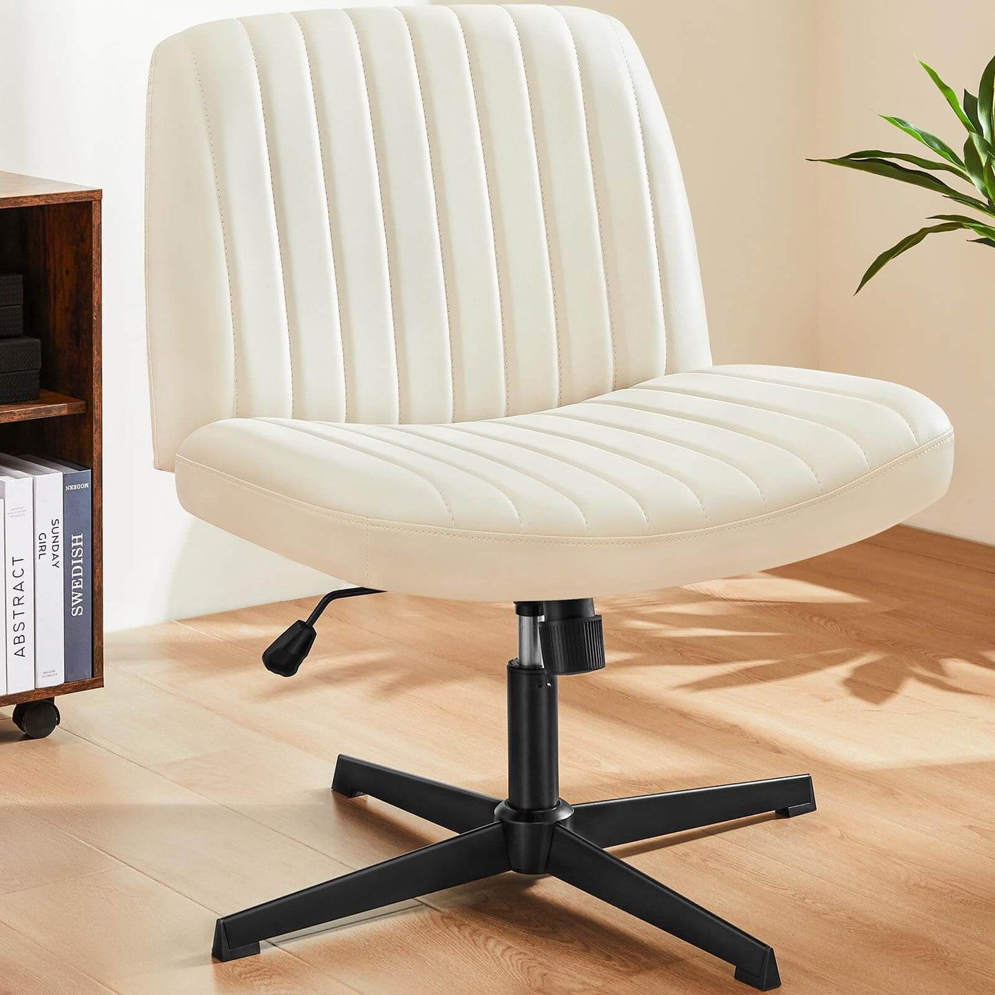 Viva Oslo Armless Swivel Cross-Leg Chair