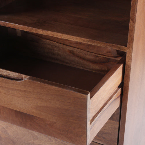 Viva Atelier Tripoli Tri-Bucket Wooden Cabinet
