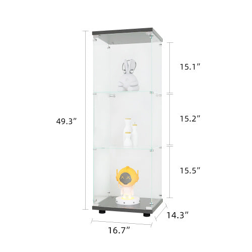 Viva Louvre Collection: The Louvre Noir Glass Display Cabinet