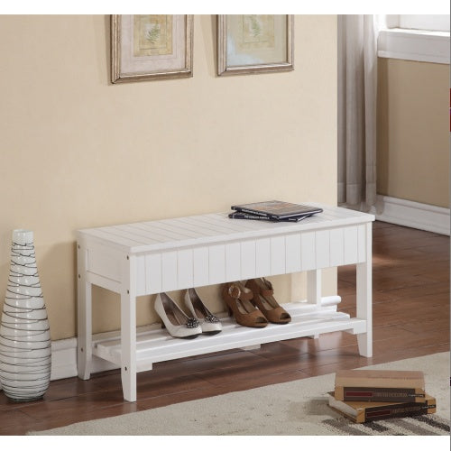 Viva Elite Heritage Cherry Wood Storage Bench – The Future of Entryway Seating