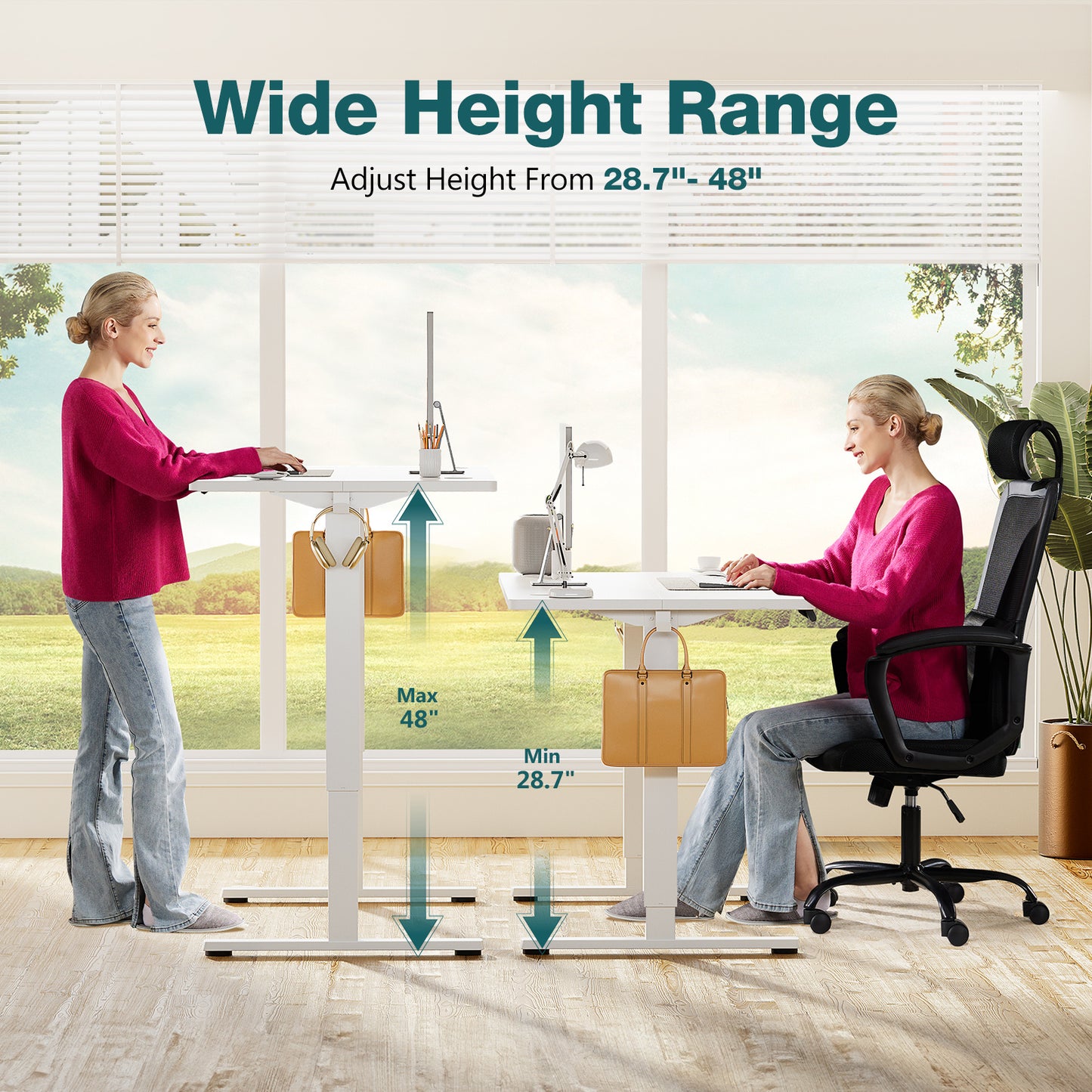 Viva Pivot Collection: Viva Pivot ErgoLift Height-Adjustable Table