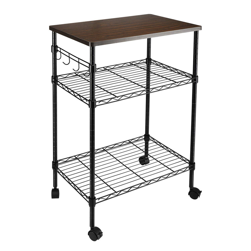 Viva Elite Mobile Utility Cart with Wooden Canopy – The Future of Adaptive Storage