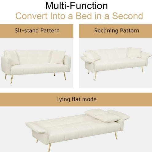 Viva Elite Smart Living 70.1" Convertible Futon Sofa Bed - The Future of Intelligent Space