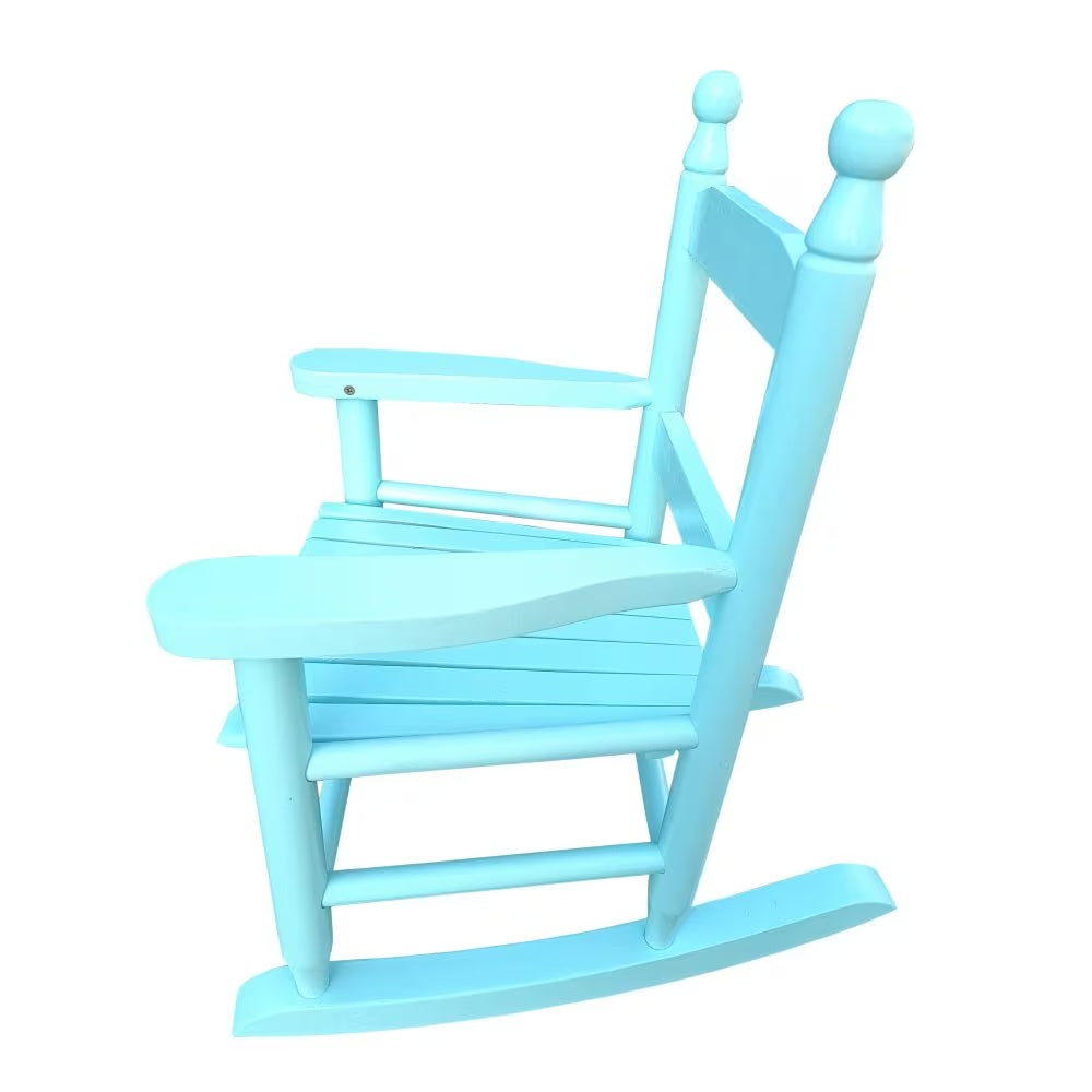 Viva Sprout Light Blue Children’s Rocking Oak Chair