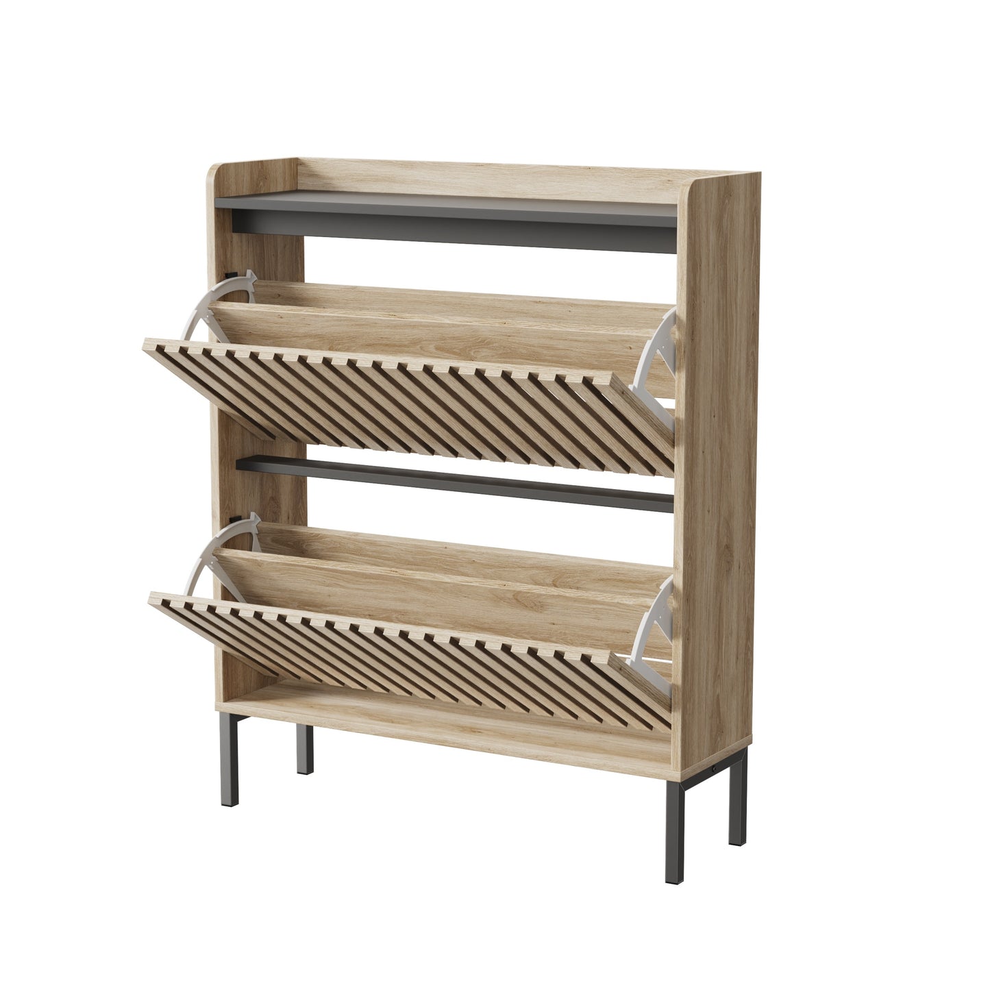Viva Essentials – 2-Flip Shoe Cabinet for Modern Living