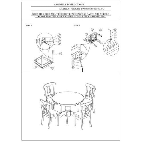 Viva Atelier Collection: The Atelier Round Dining Ensemble