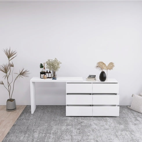 Modern 6-Drawer Chest - Stylish & Functional Storage Solution