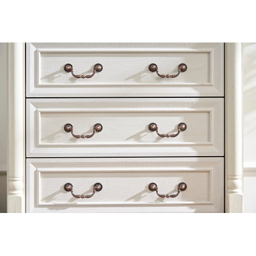 Farmhouse-Style 5-Drawer Dresser Chest – Rustic Wooden Storage Organizer for a Stylish & Clutter-Free Home