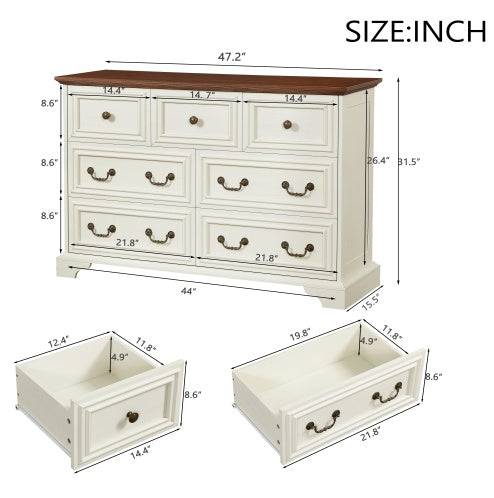 Viva Atelier Collection: Viva Atelier Meridian 7-Drawer Engineered Wood Bedroom Set