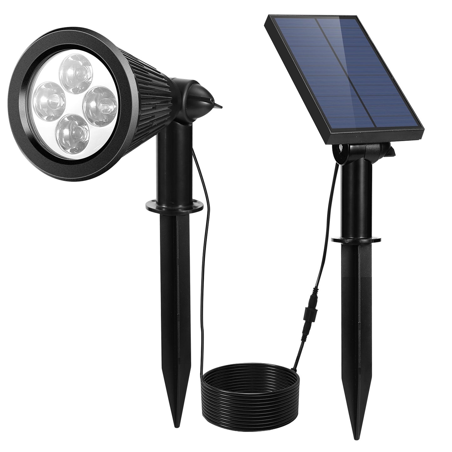 Viva Elite Solar Adjustable Spotlight - Dusk-to-Dawn Landscape Accent