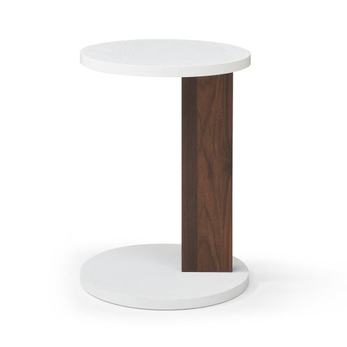 Viva Cove C-Shaped Rustic Side Table