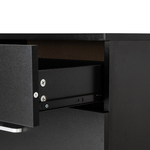 Viva Noire Bedside Table – Black Elegance for Modern Nights