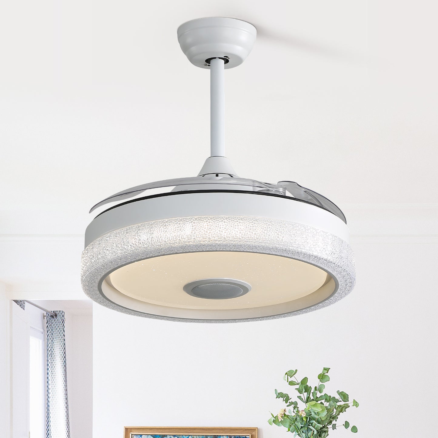 Plastic Remote Control Ceiling Fan