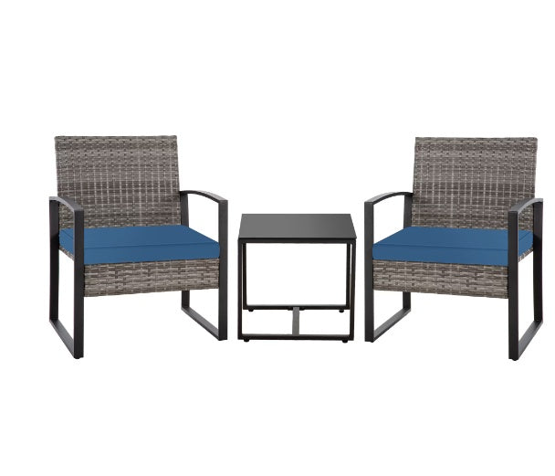 Luxury Grey Rattan Sofa | Elegant Outdoor & Indoor Seating