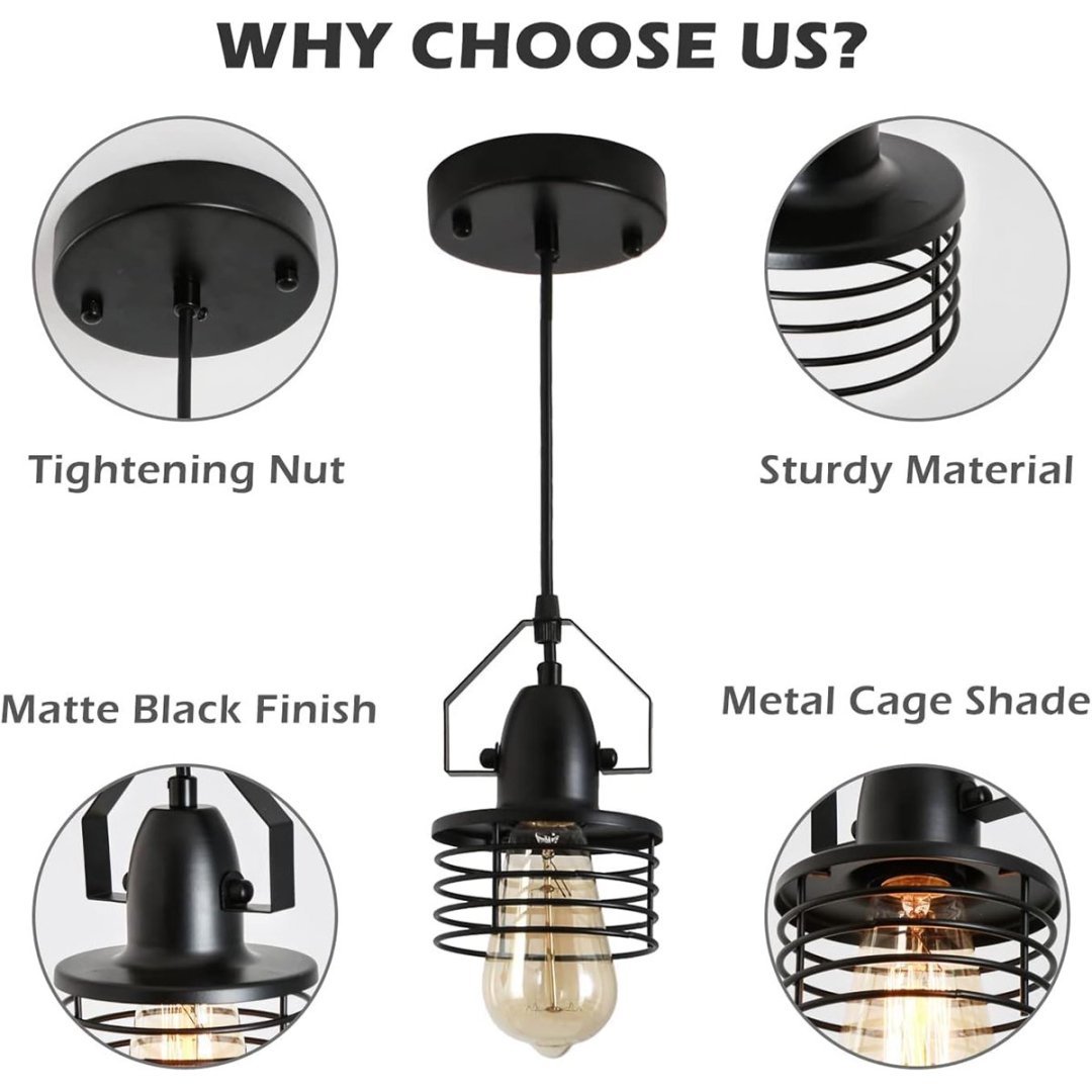 Viva Veranda Collection: The Forge Noir Cage Pendant