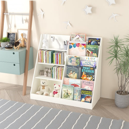 Viva Sprout 4-Tier Children’s Bookcase & Toy Storage Organizer