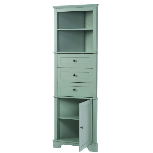 Viva Émeraude Triangular Tall Cabinet
