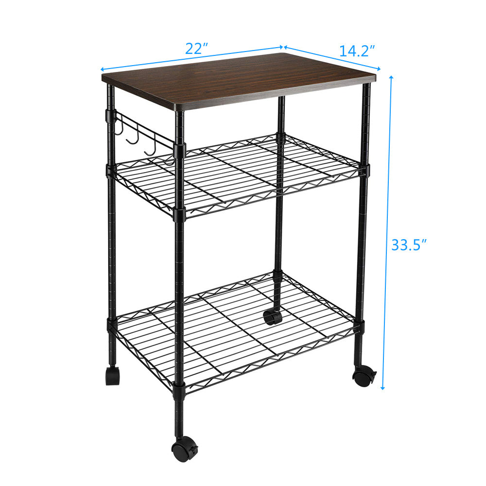 Viva Elite Mobile Utility Cart with Wooden Canopy – The Future of Adaptive Storage