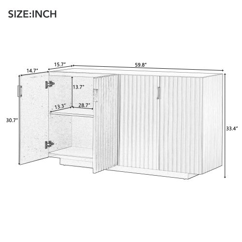 Viva Wave Door Luxe Sideboard