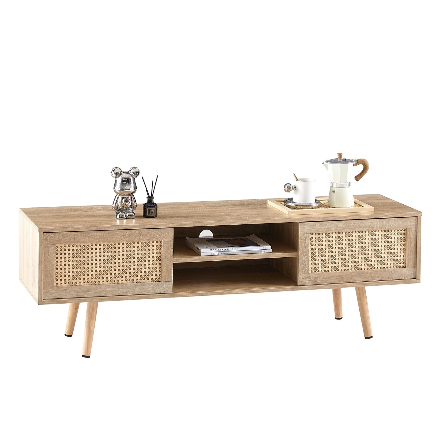 Viva Smart 55.12" Rattan TV Cabinet