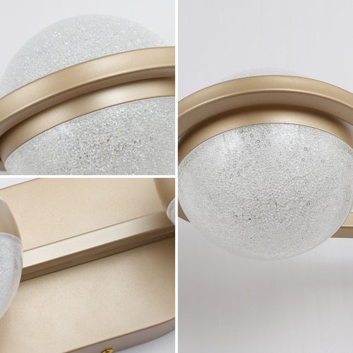 Modern Minimalist Gold Bathroom Vanity Light, 4 Bulb Acrylic Shade, Wall Mounted Decorative Lighting Fixtures For Bathroom Vanity Mirror Unavailable Platforms- Temu