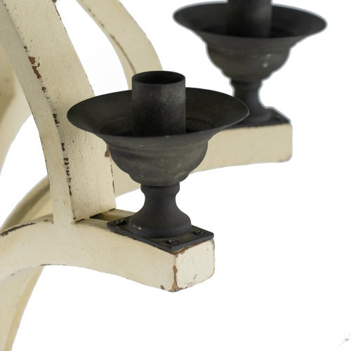 6-Light Wood Chandelier with Adjustable Chain – A Perfect Blend of Rustic and Modern Elegance
