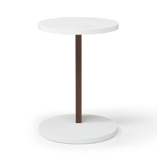 Viva Cove C-Shaped Rustic Side Table