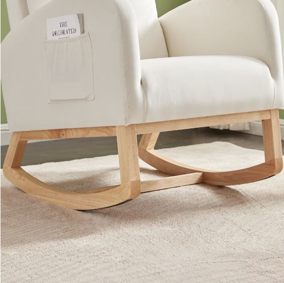 Viva Smart Living Collection: Velvet Rocking Chair