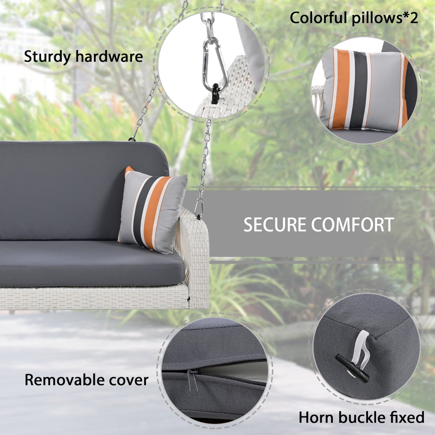 Viva Veranda Collection: The Veranda Duo Hanging Swing