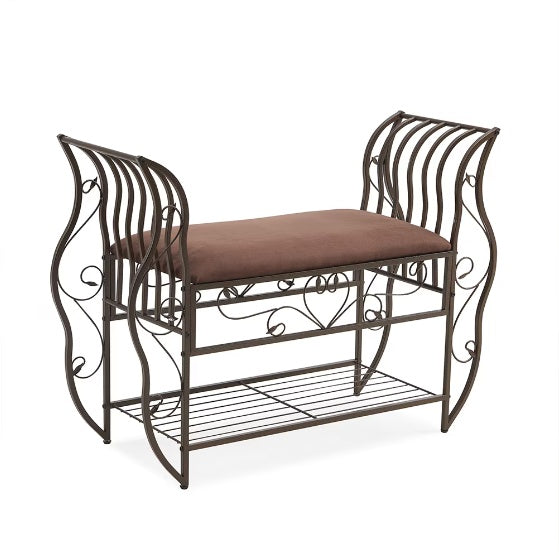 Viva Belvedere Multifunctional Upholstered Shoe Rack Bench