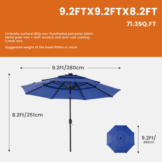 UPF50+ Patio Umbrella Sun Protection Guide 2026 - Viva Elite Solar