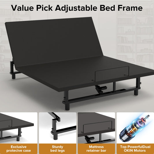 Viva Elite Adjustable Bed Base Frame - Motor and Frame Components Reference
