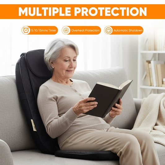 Viva Elite Back Massager Seat Cushion - FAQs and safety features