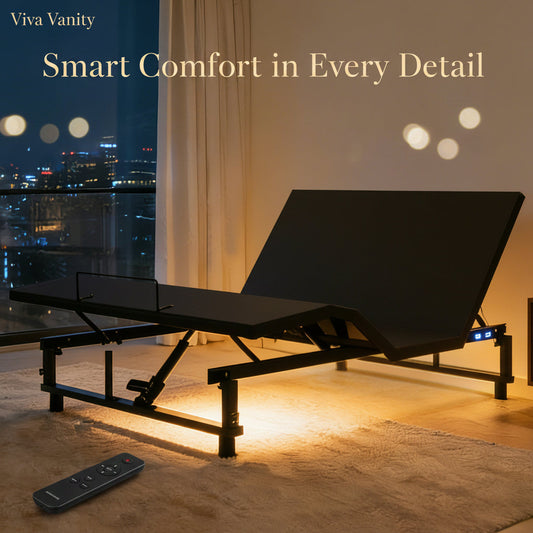 Adjustable bed base shown for frame-versus-base terminology and compatibility