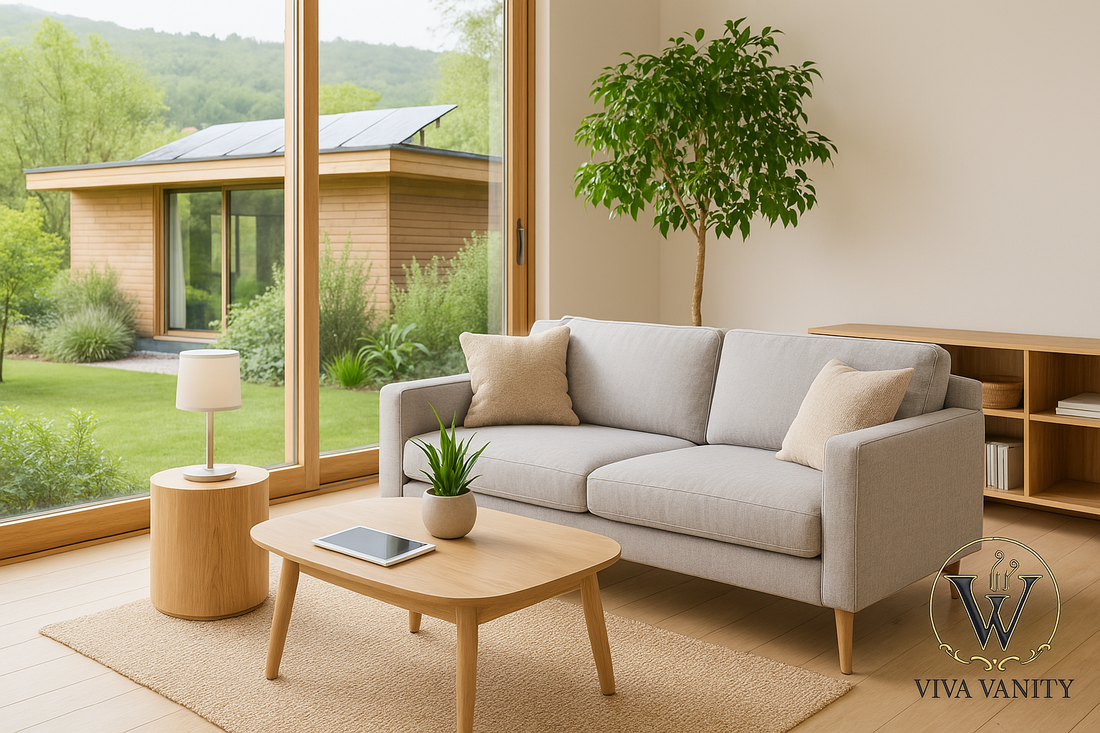 Modern furniture in an eco-conscious home planning guide