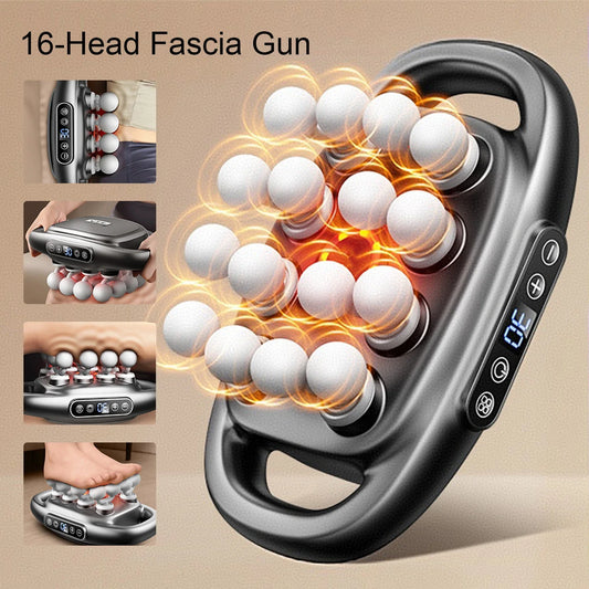 Viva Vanity 16-Head Fascia Gun - Full Body Massager - Lifestyle in Modern Apartment
