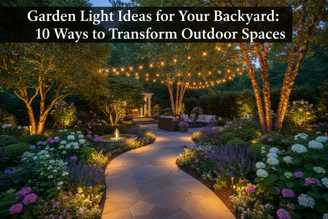 Garden Light Ideas for Your Backyard: 10 Ways to Transform Outdoor Spaces