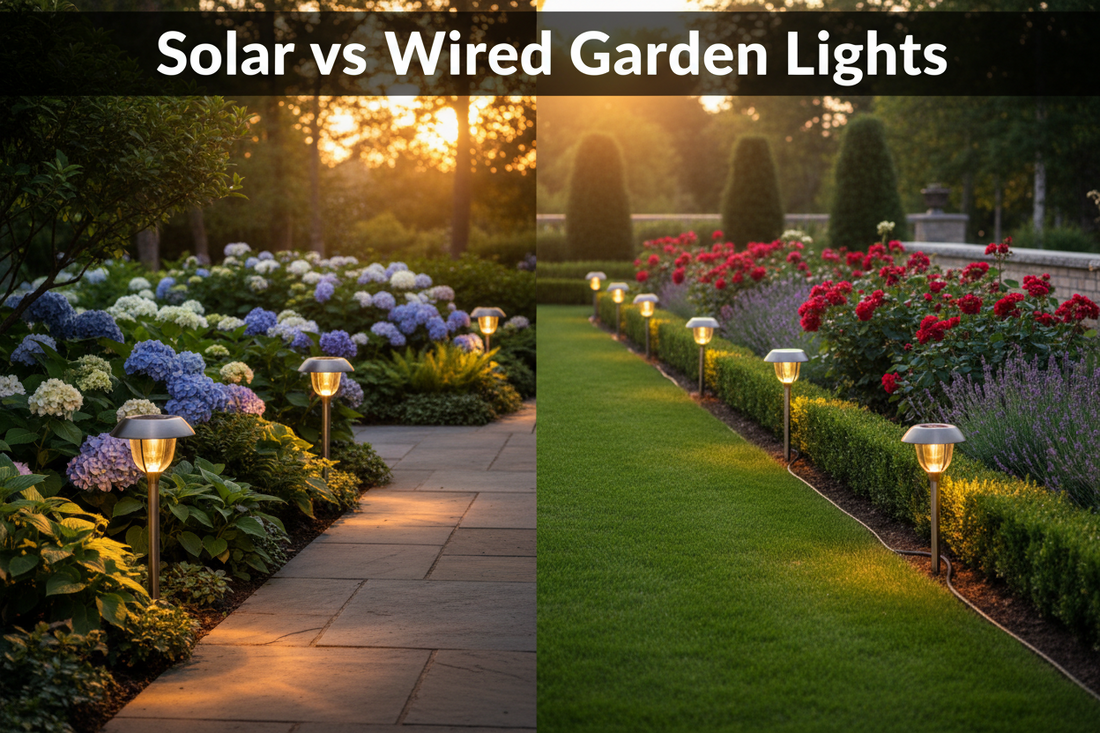 Solar Garden Lights vs Wired Garden Lights: Which Is Better for Your Yard?