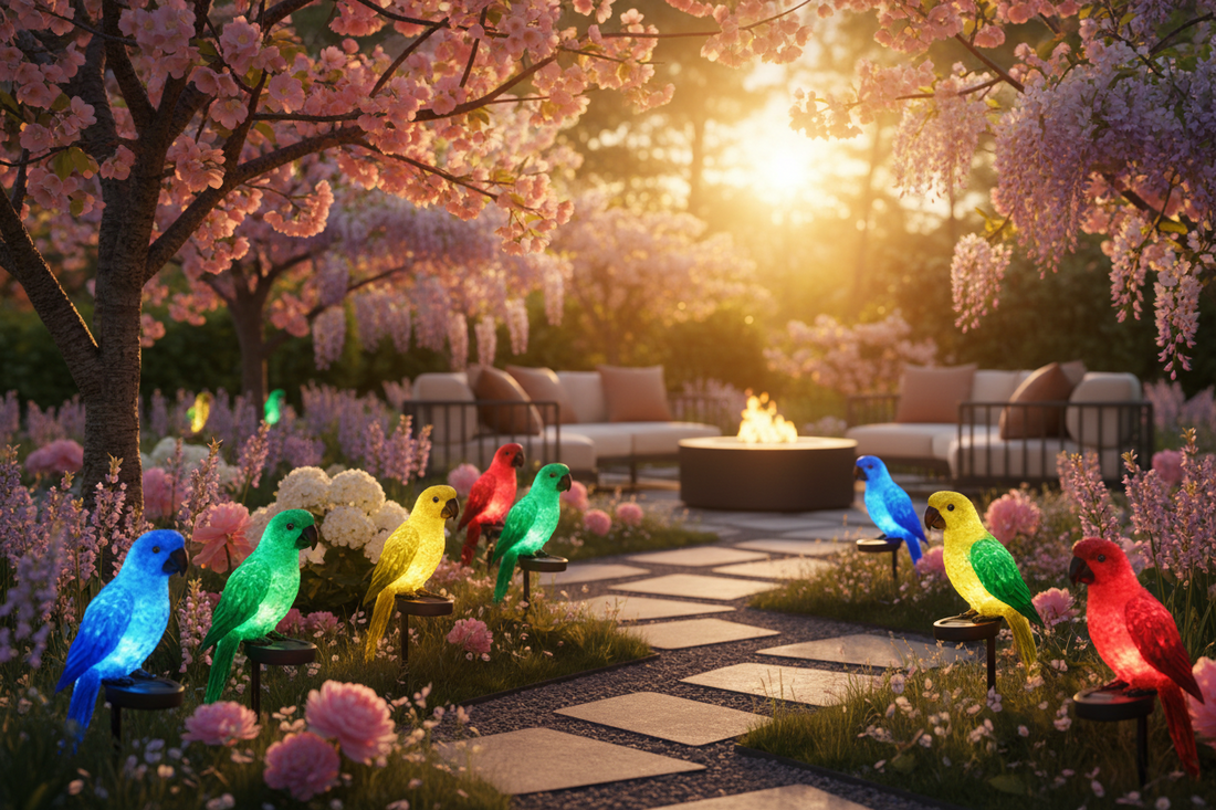 Spring Garden Lighting Ideas: Refresh Your Outdoor Space with Solar Parrot Lights