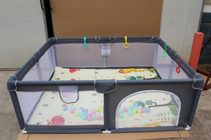 baby playard shown with everyday use details