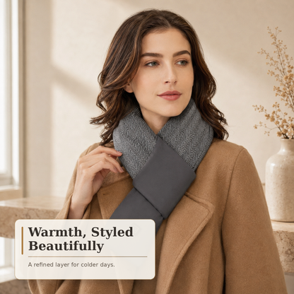 USB Heated Scarf with Optional Power Bank | Viva Elite