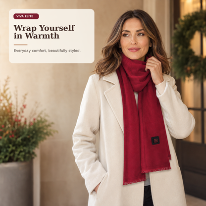 USB Heated Outdoor Scarf with 3 Heat Settings | Viva Elite