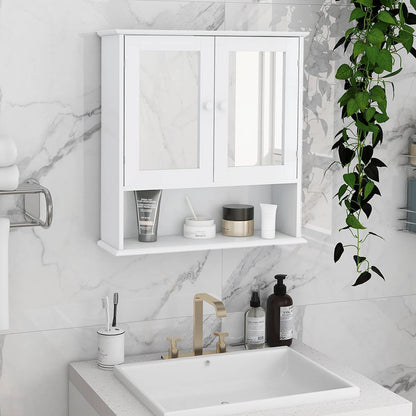 Éclat Double-Mirror Bathroom Wall Cabinet