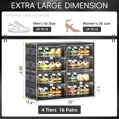 Premium Stackable Shoe Storage Cabinet – Sleek & Smart Organization for Your Home